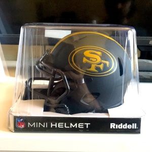 49ers Eclipse Alternate Mini Helmet - Brand New!!!